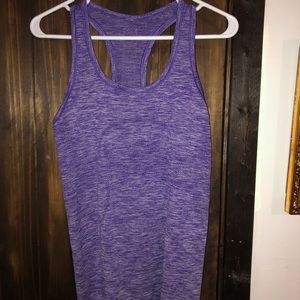Lululemon swiftly tank purple size 6 immaculate